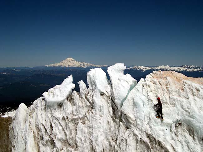 A training day on Mt. Adams Seminar