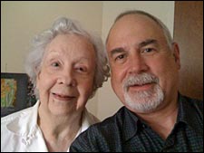 Alan Arnette with his mother Ida
