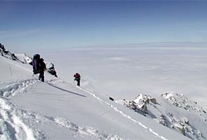 Alan Arnette climbing Denali