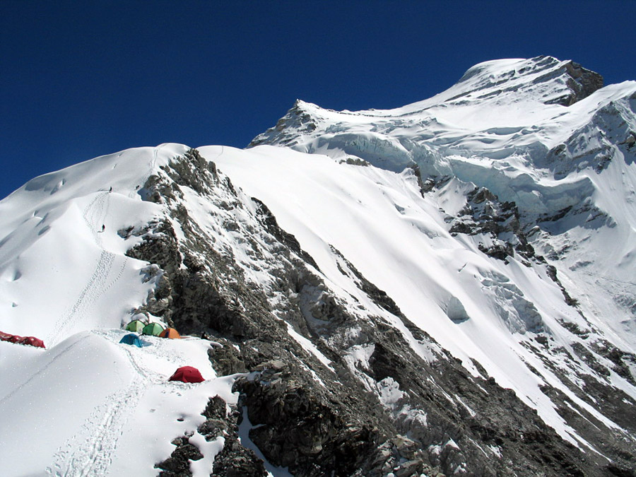 IMG Stock Photo Camp 1 Route Above. (Photo: Ang Jangbu Sherpa)