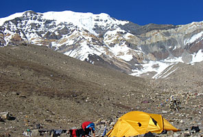 Chulu Peak base camp, Nepal