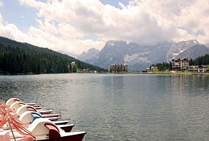 Misurina Lake in Italy