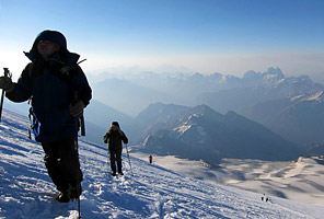 IMG climbers on Mt. Elbrus