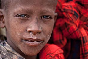 Masai Boy on the International Mountain Guides Kilimanjaro African Safari