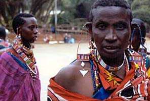 Masai on the International Mountain Guides Kilimanjaro African Safari