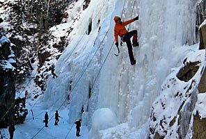 IMG ice climbing in Ouray, Colorado