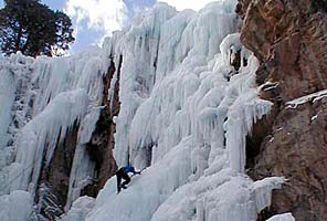 IMG ice climbing in Ouray, Colorado