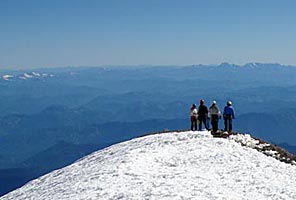 IMG Emmons climbers on the summit of Mt Rainier