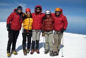 IMG Kautz Climbers on the Summit of Mt Rainier