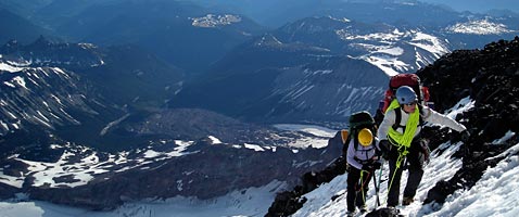 Liberty Ridge Route Climb on Mt Rainier with International Mountain Guides