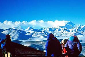 Everest viewed from the International Mountain Guides Tibet Trek