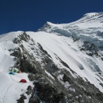 The entire route above camp 1.