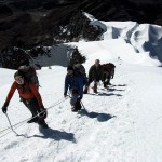 Summitting Lobuche (photo: Justin Merle) Summitting Lobuche (photo: Justin Merle)