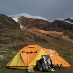Camp on Illimani (Photo by Greg Vernovage)