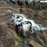 Illimani Summit (Google Earth Screenshot)