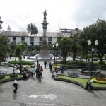 Quito near the Presidential Palace