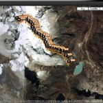 SPOT Track to the summit of Huayna Potosi.