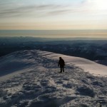 A beautiful summit sunrise! (Photo by John Race)