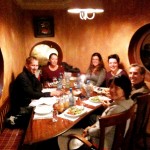 Chow time at La Comedie. (Photo by Greg Vernovage)