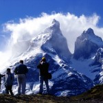 Trekkers taking it all in.