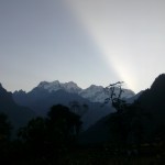 Manaslu from Timang. (Photo by Eben Reckord) Manaslu from Timang. (Photo by Eben Reckord)