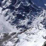 Looking down at C2. (Photo by Justin Merle) Looking down at C2. (Photo by Justin Merle)