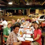 IMG_0460 The Team enjoying a late Argentinian dinner.