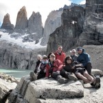 The team, with Los Torres in the background (Photo: Tye Chapman)