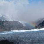 Rainbow over Grey Glacier (Photo: Tye Chapman)