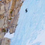 Ice Climbing. (Photo by Karsten Delap)