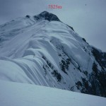 Looking up summit ridge. (Photo by Craig John)