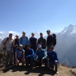 Team The team with Ama Dablam in the background.