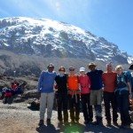 Team at top of Barranco Wall (Eben Reckord)