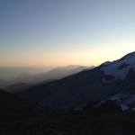 Sunset from the Muir Snowfield. (Erika Bjornson) Sunset from the Muir Snowfield. (Erika Bjornson)