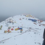 Fresh snow at Base Camp (Phunuru Sherpa)