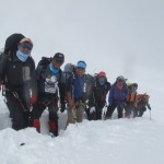 IMG Sherpa Team just below C1 (Phunuru Sherpa)