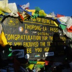 The sign at Thorong La (Mingma Dorje) The sign at Thorong La (Mingma Dorje)