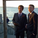 Reverend/Guide Ty Gimenez and the handsome groom