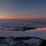 Sunrise taken from Camp Muir Sunrise taken from Camp Muir