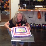 Emily Johnston celebrates with a very special Princess cake! (photo by Tye Chapman)