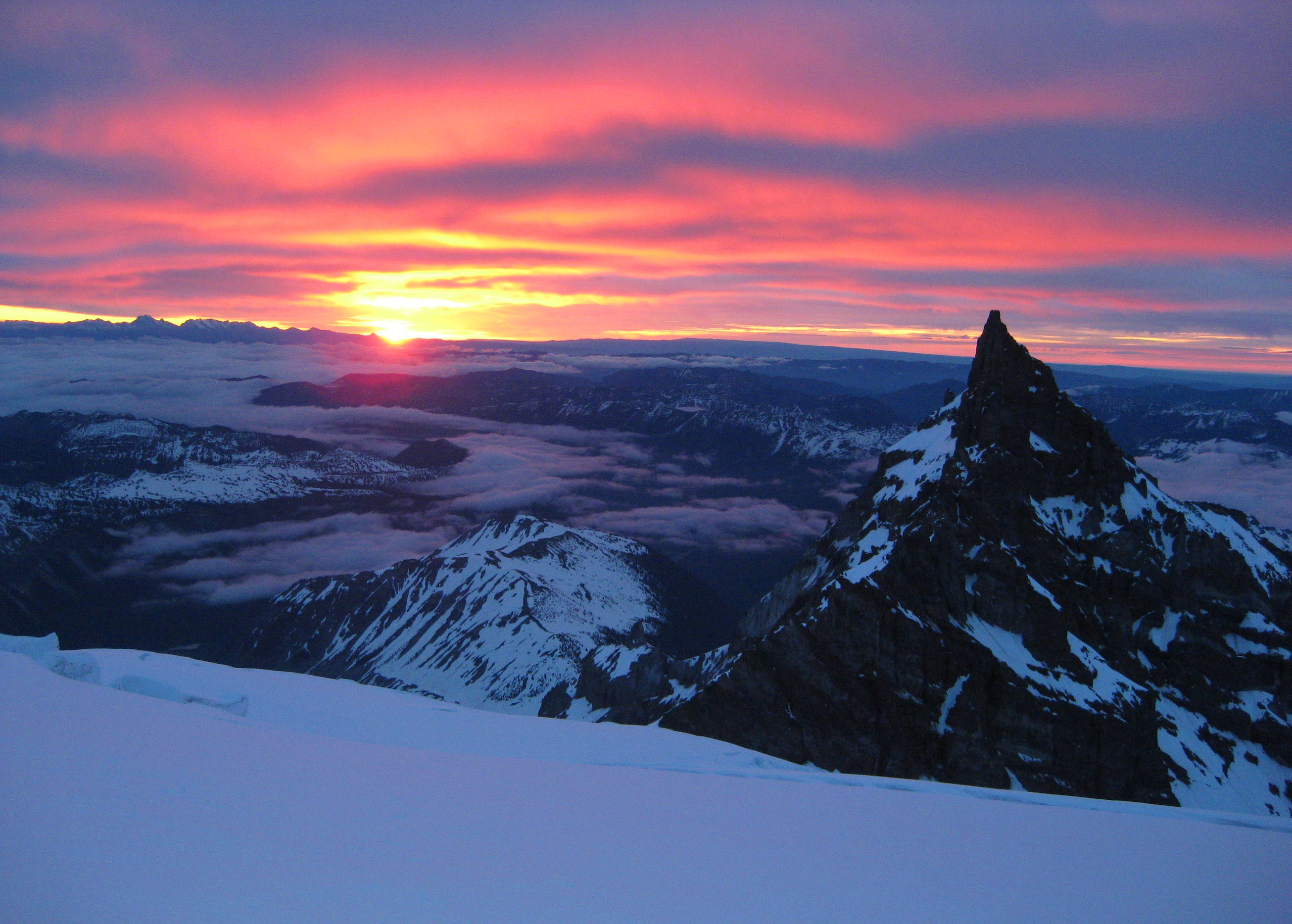 Little Tahoma from The Flats on Mt. Rainier. (Jason Liburdi)