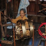 Traditional weaving at Inle lake (photo: Jenni Fogle)