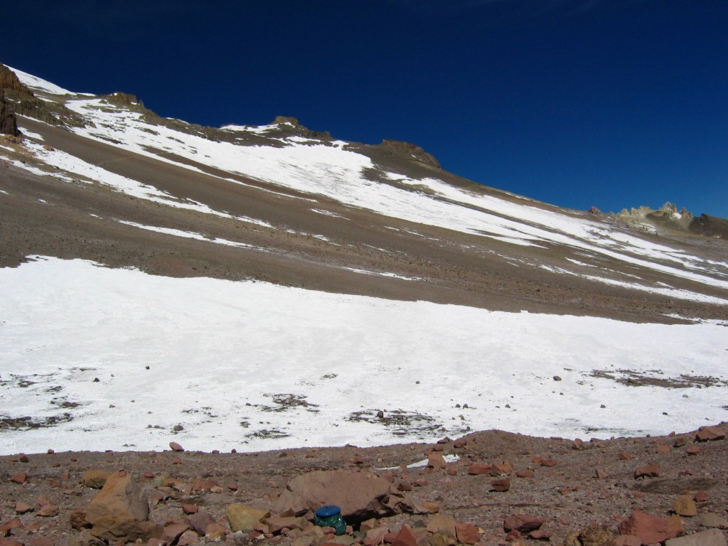 The slopes of Aconcagua.