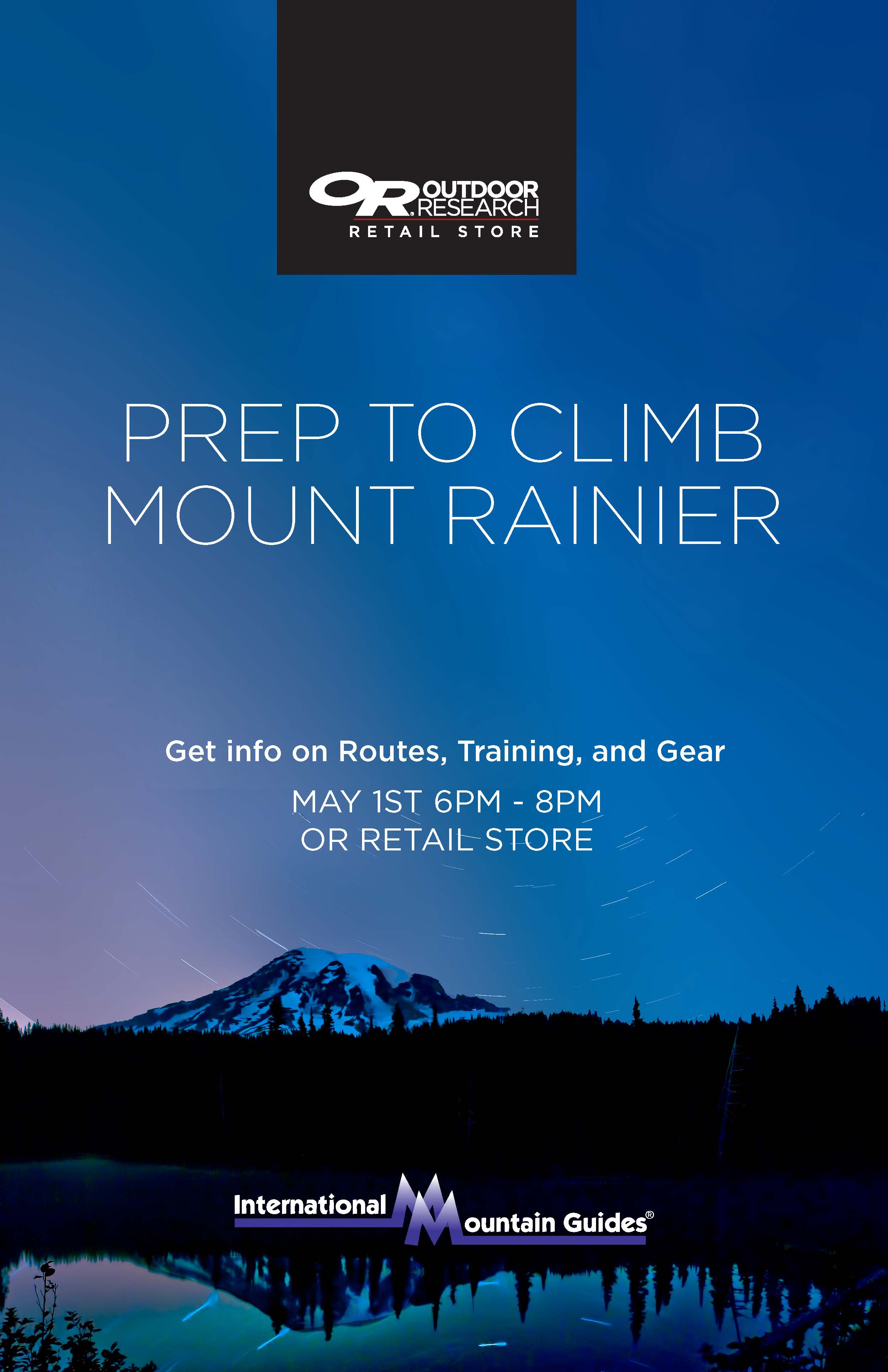 Prep to Climb Mt Rainier