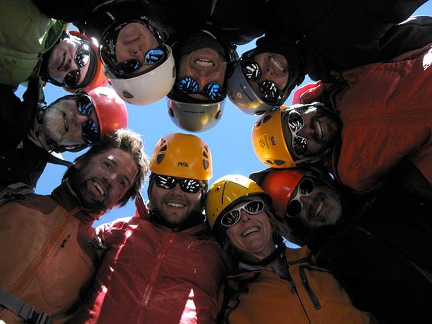 Team on the summit of Aconcagua (Ben Kurdt)