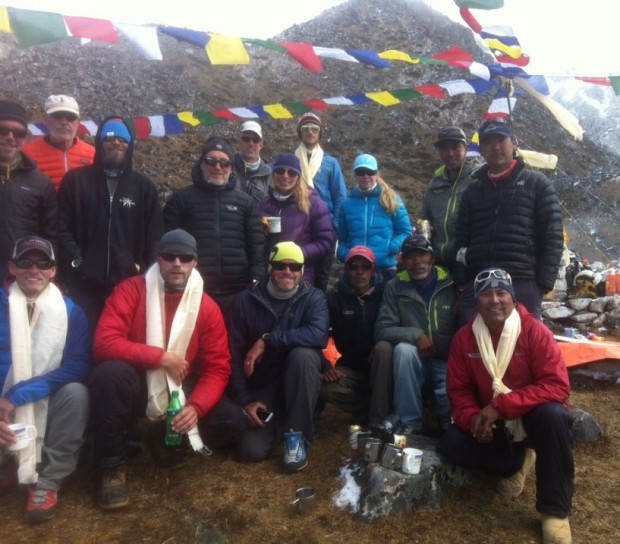 Ama Dablam Team Photo at the Puja! (Phunuru)