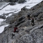 Climbing up to Camp 2 (Justin Merle)