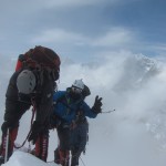 Climbers topping out on Lobuche (Greg Vernovage)