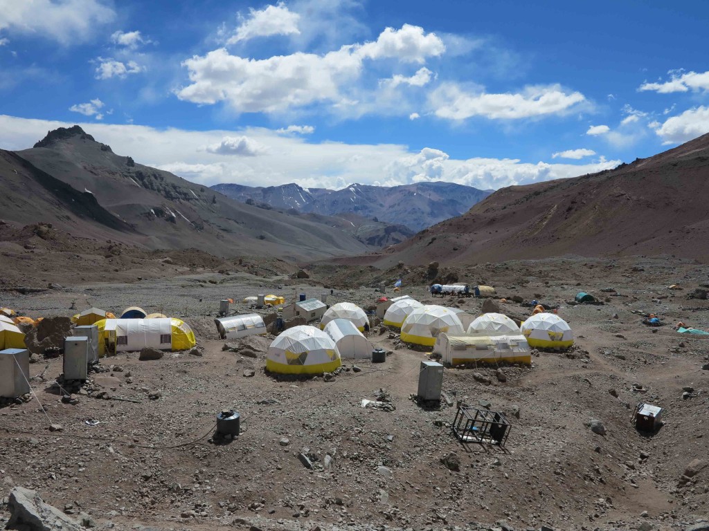 Plaza Argentina at 13,600â€™ft.