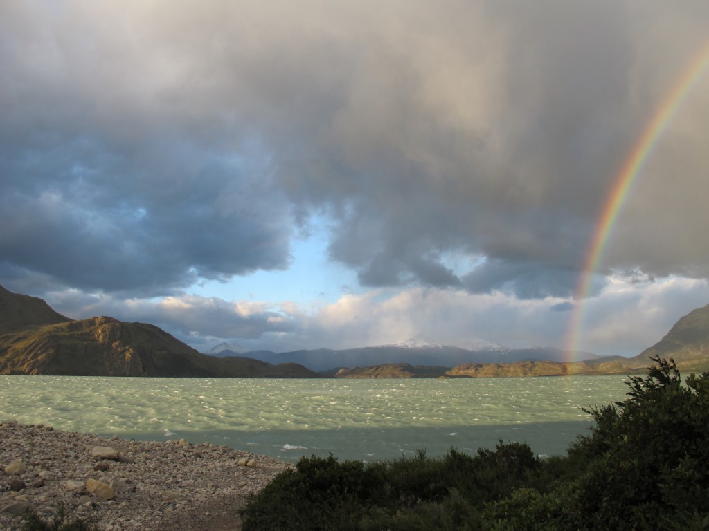 Hopefully they'll be rewarded with a nice sunset over Lake Nordenskjold. (Photo Tye Chapman)